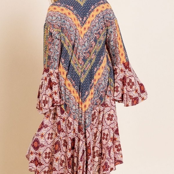 Boho Hippie Duster Kimono USA - Picture 7 of 11